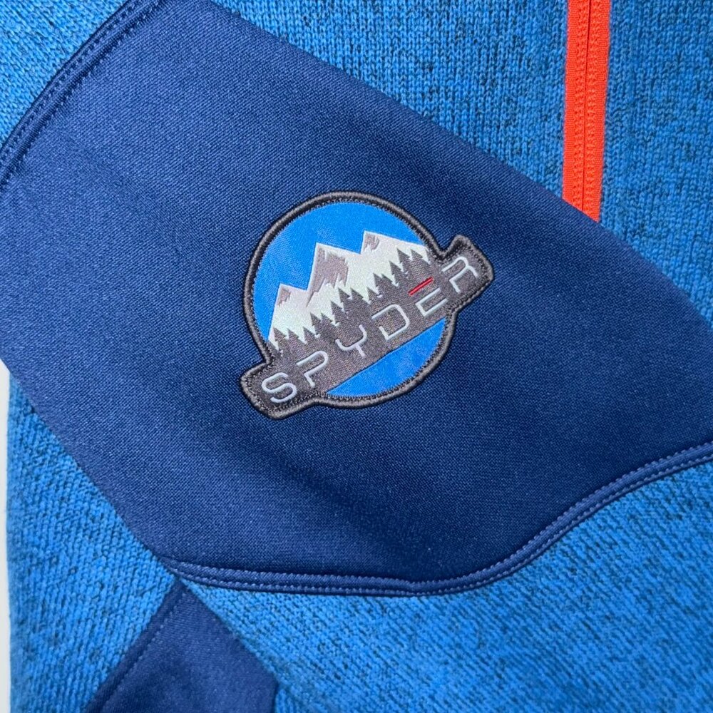 Spyder Men's Empire Full-Zip Jacket Blue Size M - Picture 7 of 12
